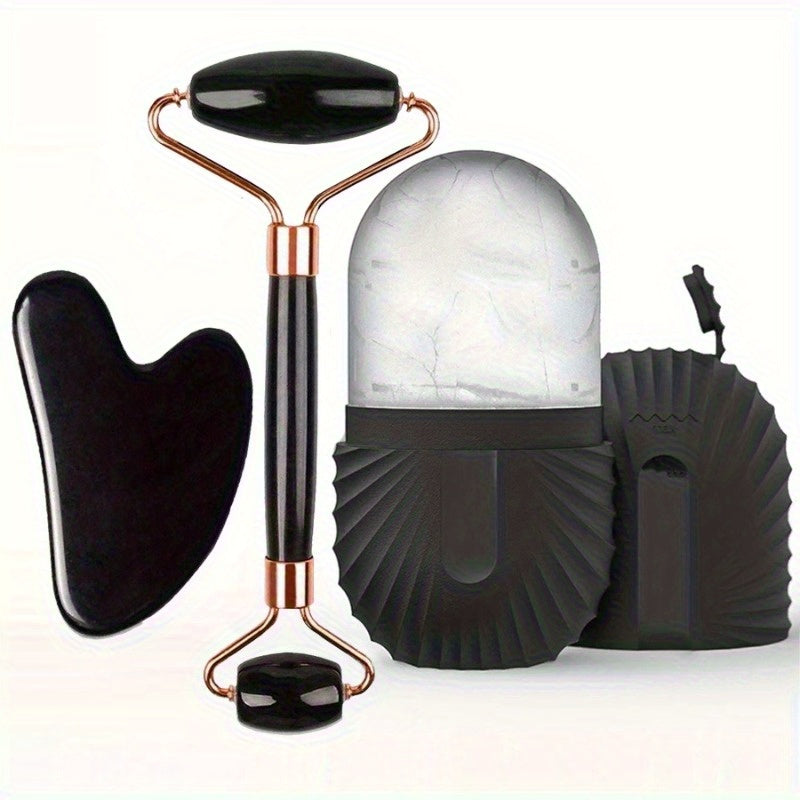 3 in 1 Ice Face Roller Facial Skincare Ice Roller Set