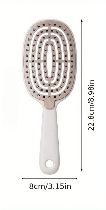 Self-Cleaning Retractable Hairbrush